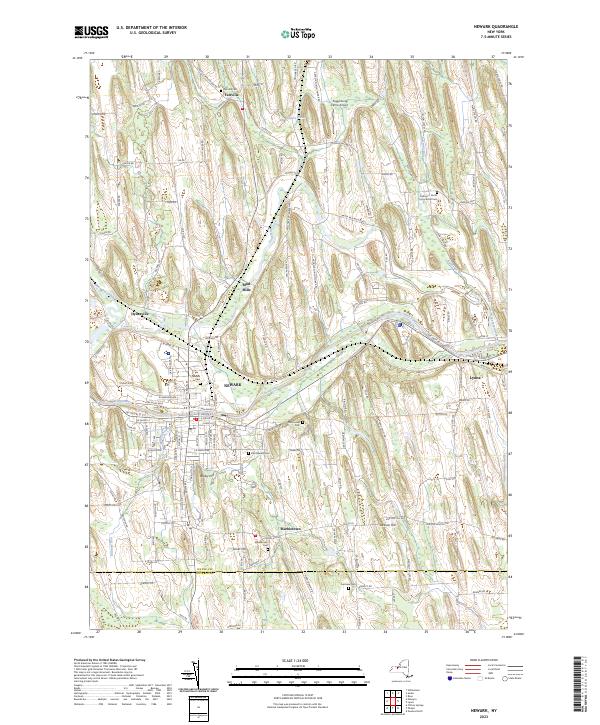 Newark, NY — USGS 7.5-minute topo (2023)