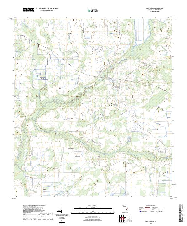 Sweetwater, FL — USGS 7.5-minute topo (2024)