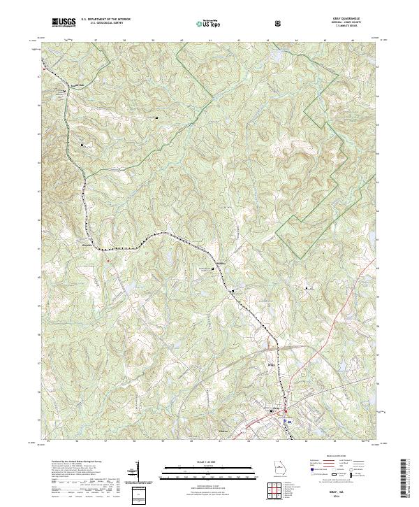 Gray, GA — USGS 7.5-minute topo (2024)