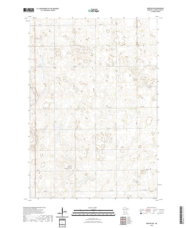 Morton NW, MN — USGS 7.5-minute topo (2022)