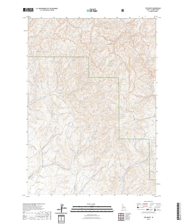 The Roost, ID — USGS 7.5-minute topo (2023)