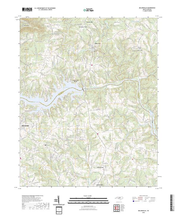 Millersville, NC — USGS 7.5-minute topo (2022)