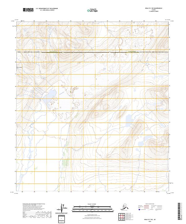 Healy B-1 NE, AK — USGS 7.5-minute topo (2024)