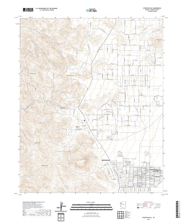 Stockton Hill, AZ — USGS 7.5-minute topo (2021)