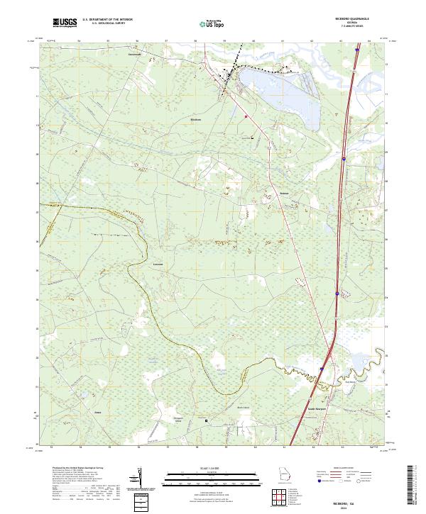 Riceboro, GA — USGS 7.5-minute topo (2024)