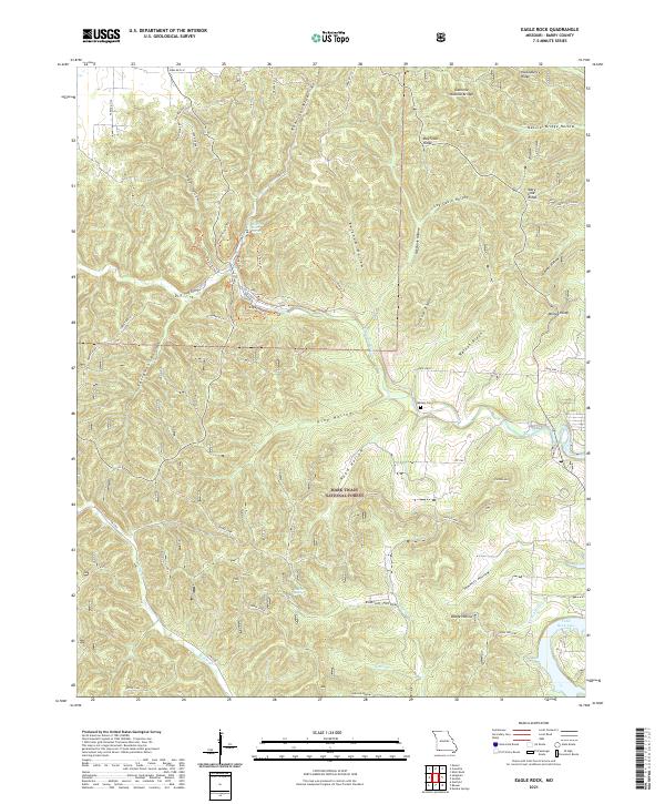 Eagle Rock, MO — USGS 7.5-minute topo (2021)