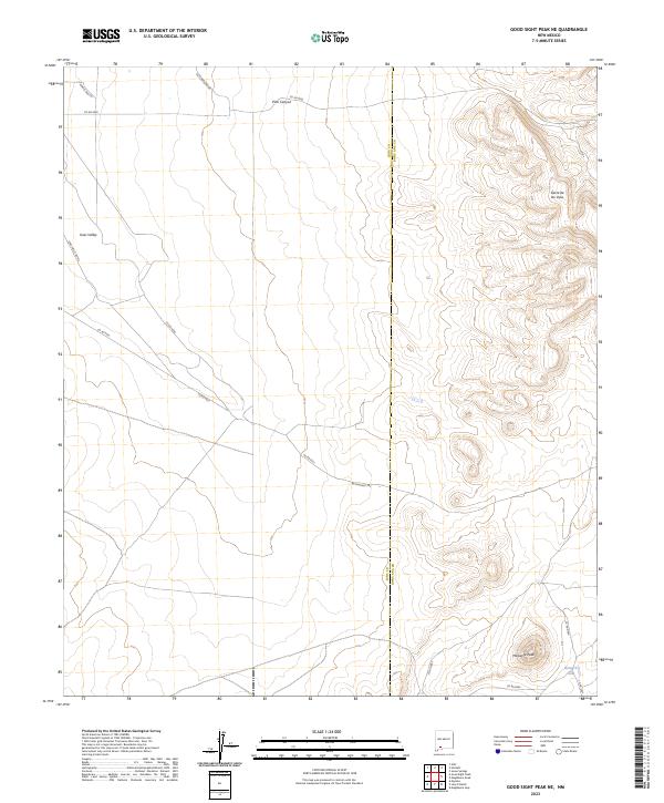 Good Sight Peak NE, NM — USGS 7.5-minute topo (2023)