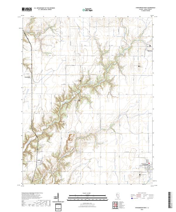 Stewardson West, IL — USGS 7.5-minute topo (2024)