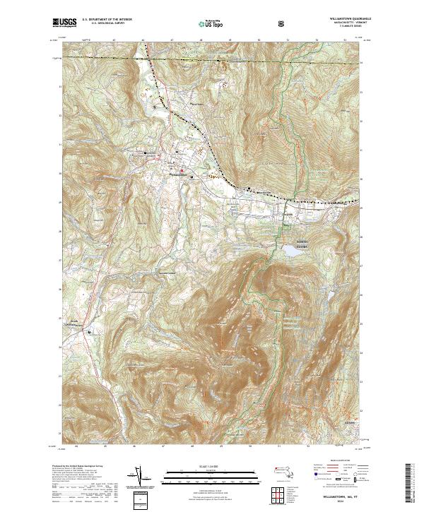 Williamstown, MA-VT — USGS 7.5-minute topo (2024)