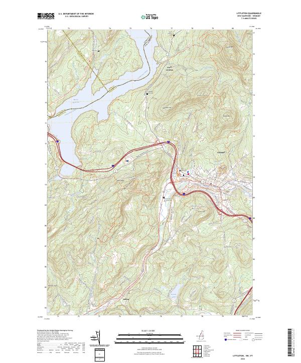 Littleton, NH-VT — USGS 7.5-minute topo (2024)