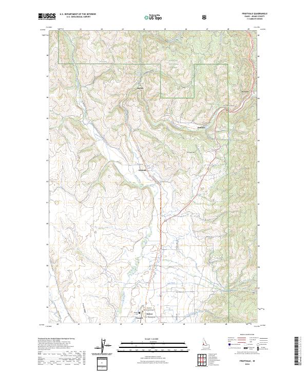 Fruitvale, ID — USGS 7.5-minute topo (2024)