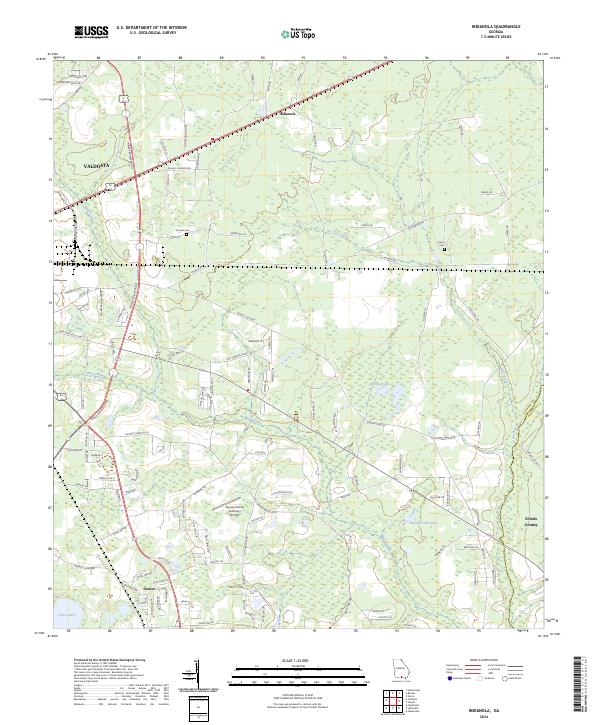 Indianola, GA — USGS 7.5-minute topo (2024)