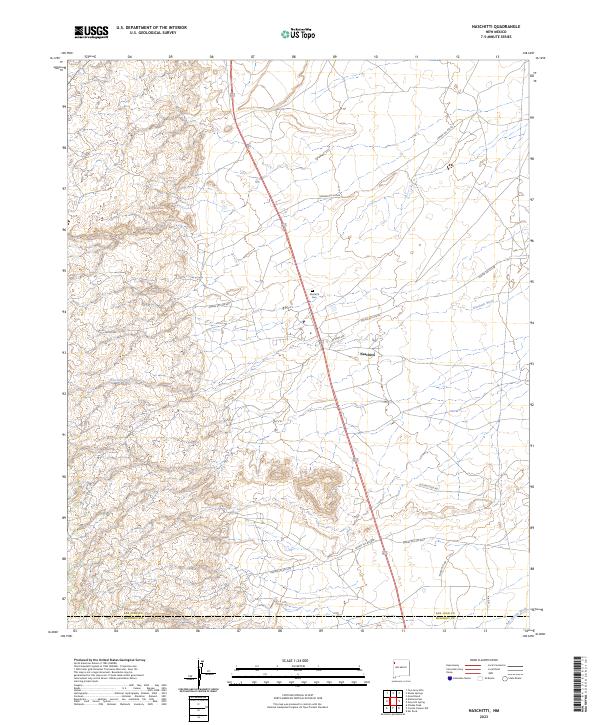 Naschitti, NM — USGS 7.5-minute topo (2023)