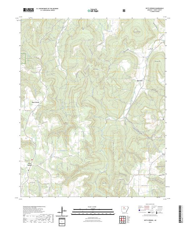 Witts Springs, AR — USGS 7.5-minute topo (2024)