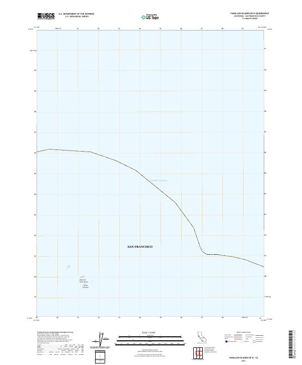 Farallon Islands OE N, CA — USGS 7.5-minute topo (2021)