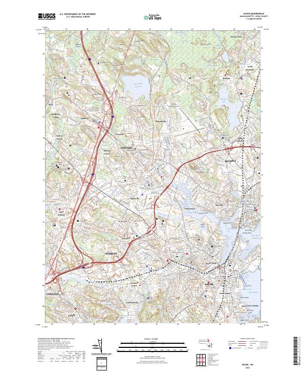 Salem, MA — USGS 7.5-minute topo (2024)