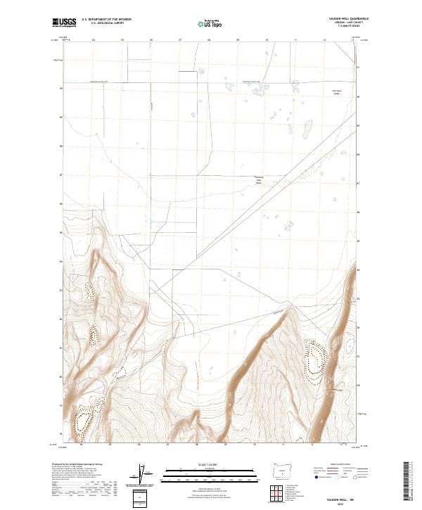Vaughn Well, OR — USGS 7.5-minute topo (2023)