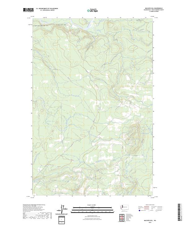 Macafee Hill, WA — USGS 7.5-minute topo (2023)