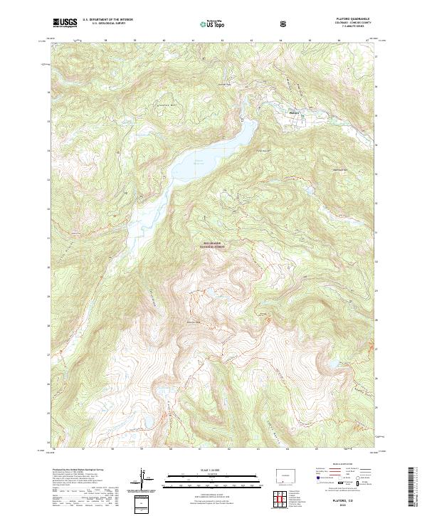 Platoro, CO — USGS 7.5-minute topo (2022)