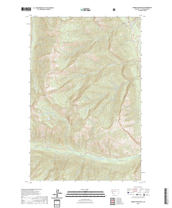 Marmot Mountain, MT — USGS 7.5-minute topo (2024)