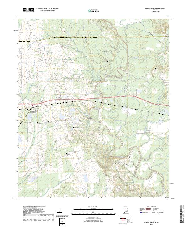 Marion Junction, AL — USGS 7.5-minute topo (2024)