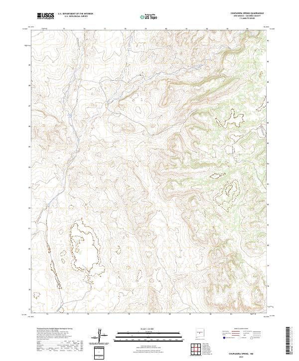 Chupadera Spring, NM — USGS 7.5-minute topo (2023)