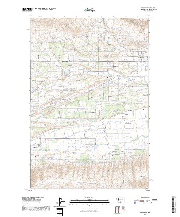 Wiley City, WA — USGS 7.5-minute topo (2023)