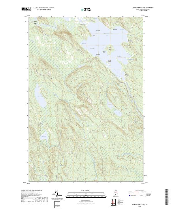 Mattawamkeag Lake, ME — USGS 7.5-minute topo (2024)