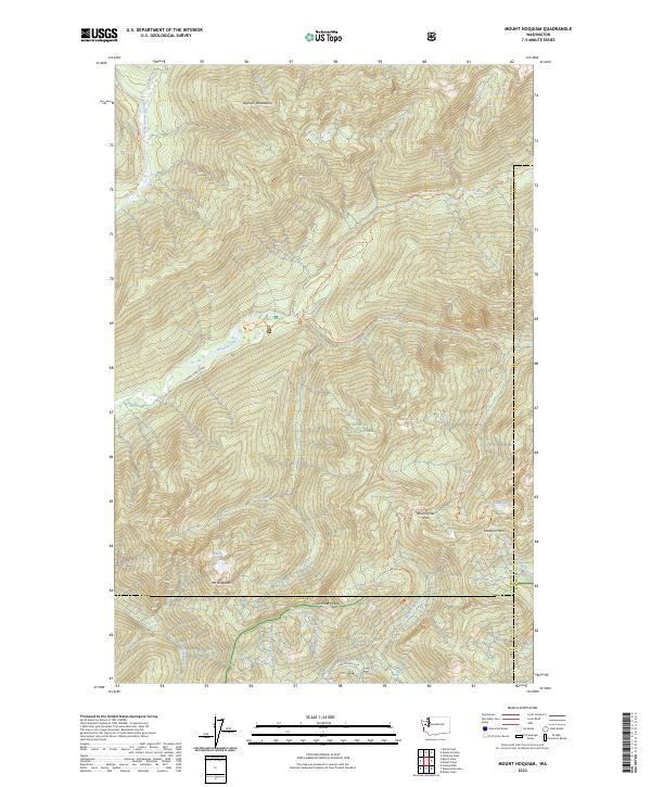 Mount Hoquiam, WA — USGS 7.5-minute topo (2023)