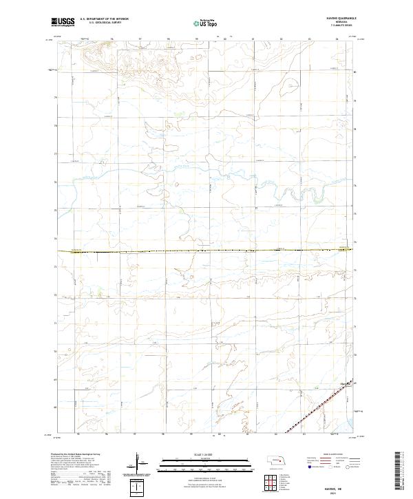 Havens, NE — USGS 7.5-minute topo (2021)