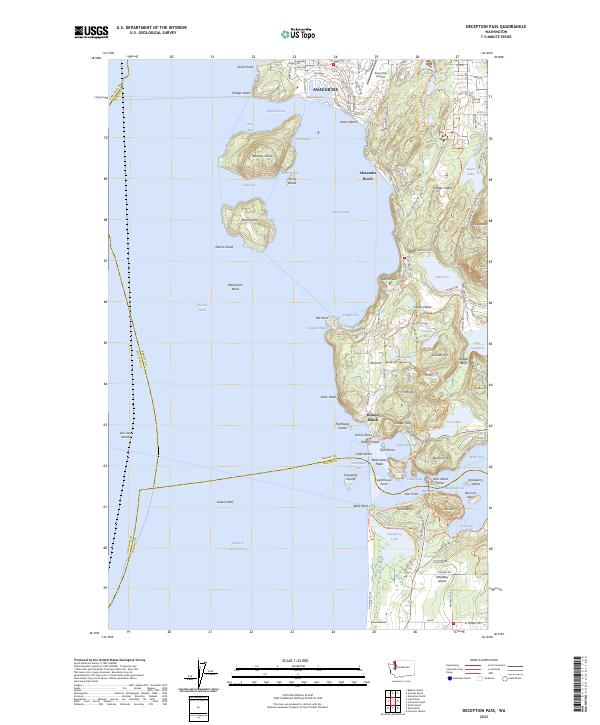 Deception Pass, WA — USGS 7.5-minute topo (2023)