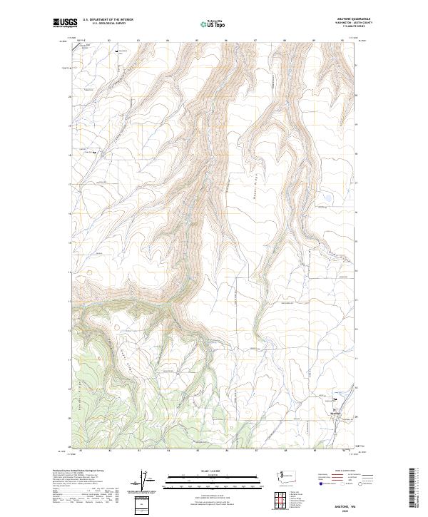 Anatone, WA — USGS 7.5-minute topo (2023)