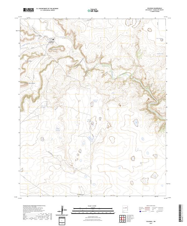 Colonias, NM — USGS 7.5-minute topo (2023)