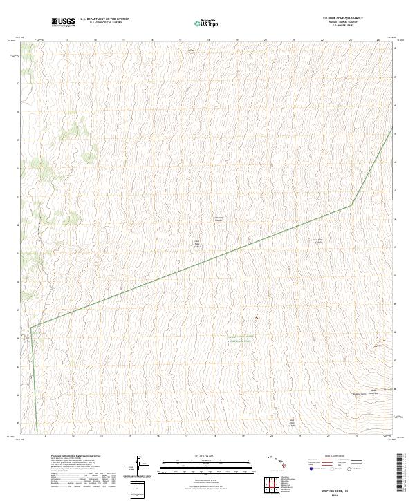 Sulphur Cone, HI — USGS 7.5-minute topo (2024)