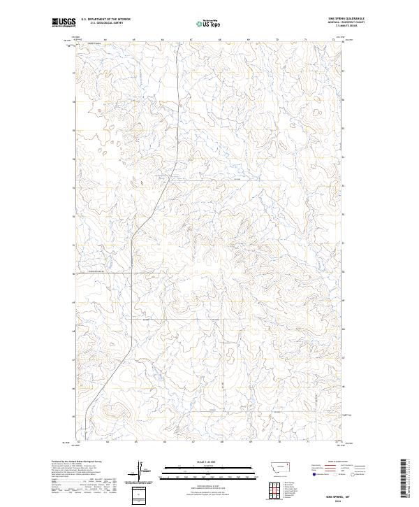 Sims Spring, MT — USGS 7.5-minute topo (2024)