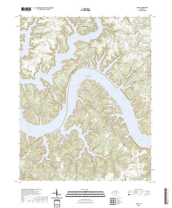 Jabez, KY — USGS 7.5-minute topo (2022)