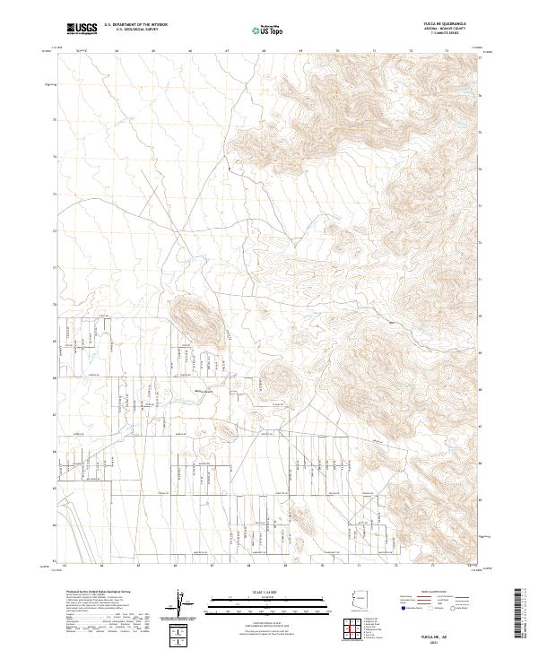 Yucca NE, AZ — USGS 7.5-minute topo (2021)