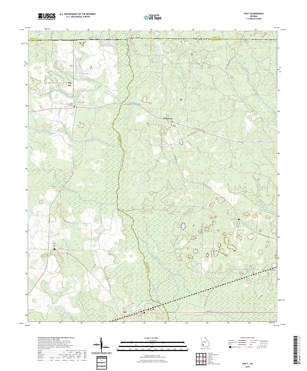 Holt, GA — USGS 7.5-minute topo (2024)