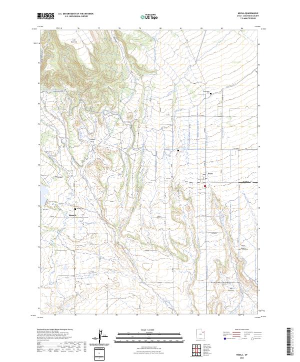 Neola, UT — USGS 7.5-minute topo (2023)