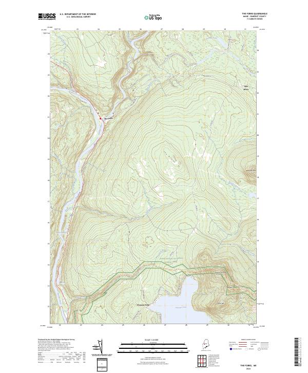 The Forks, ME — USGS 7.5-minute topo (2024)