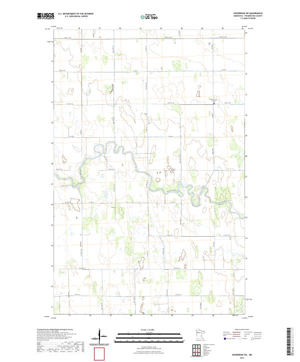 Goodridge SW, MN — USGS 7.5-minute topo (2022)