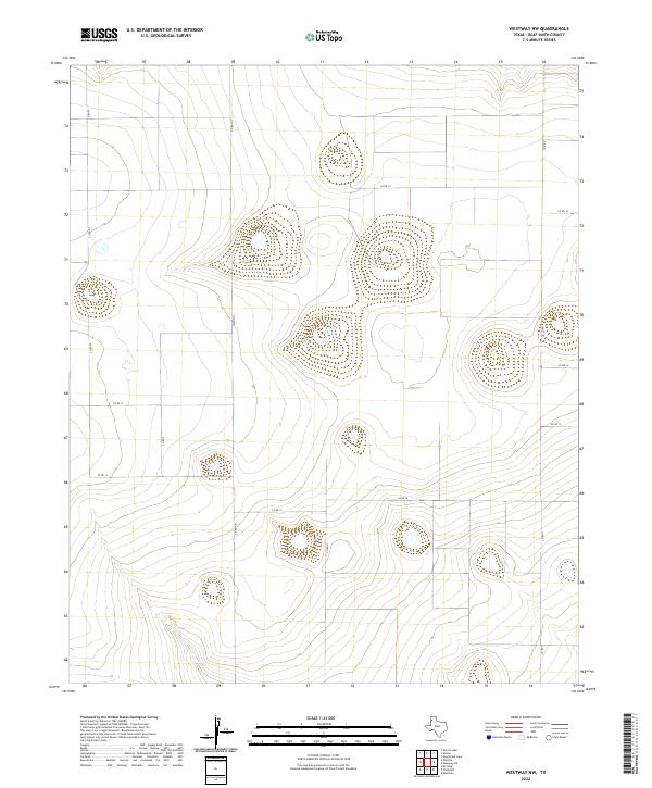 Westway NW, TX — USGS 7.5-minute topo (2022)