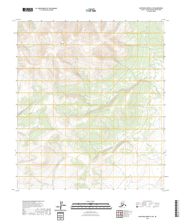 Kantishna River A-6 SW, AK — USGS 7.5-minute topo (2024)