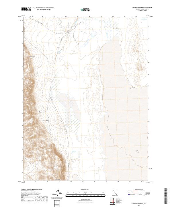 Sheepshead Spring, NV — USGS 7.5-minute topo (2021)
