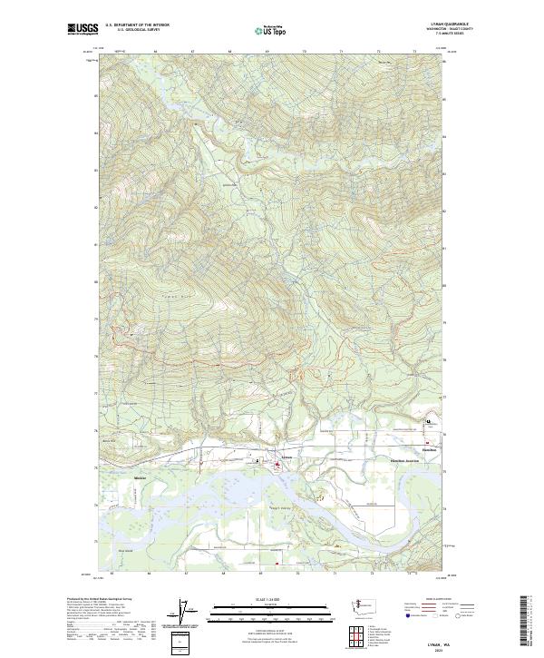 Lyman, WA — USGS 7.5-minute topo (2023)