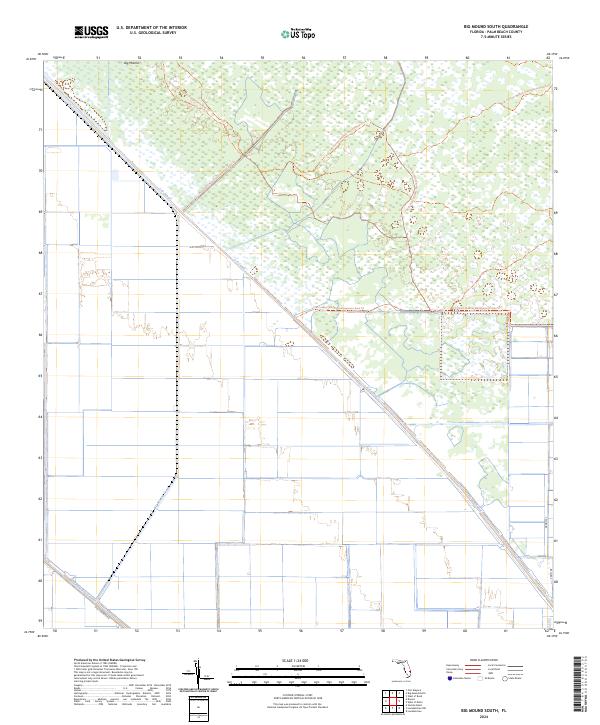 Big Mound South, FL — USGS 7.5-minute topo (2024)