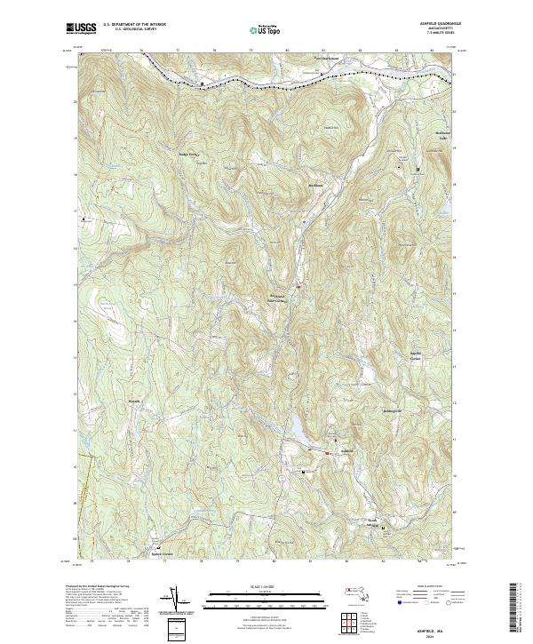 Ashfield, MA — USGS 7.5-minute topo (2024)