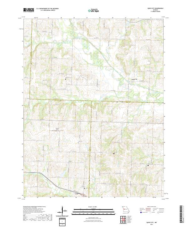 Quick City, MO — USGS 7.5-minute topo (2021)