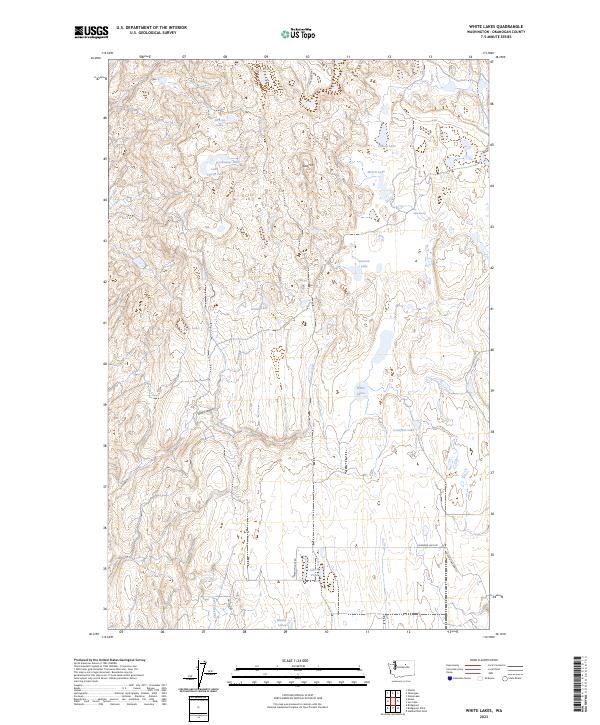 White Lakes, WA — USGS 7.5-minute topo (2023)