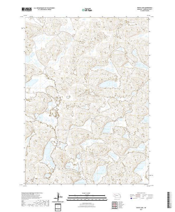 White Lake, NE — USGS 7.5-minute topo (2021)